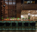 4. "Limited Edition Fab Bar Stool - Distressed Black - Enhance your home decor with this trendy seating option"