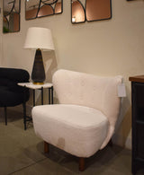 5. "White Marble/Black Base Function Side Table - Sleek and contemporary furniture"