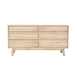 5. "Elegant Gia 6 Drawer Dresser for a sophisticated look"