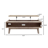 3. "Stylish Gia Coffee Table with Lift Top - Enhance Your Living Room Decor"
