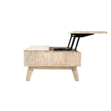 9. "Functional Gia Coffee Table with Lift Top - Perfect for Work or Study"