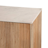 7. "Multi-purpose Hedron Sideboard perfect for dining or living room"