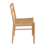 3. "Comfortable Jakarta Dining Chair - Natural/Natural Woven Seat for long meals"