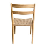 5. "Versatile Jakarta Dining Chair - Natural/Natural Woven Seat for various interior styles"