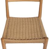8. "Stylish Jakarta Dining Chair - Natural/Natural Woven Seat for modern homes"