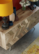 10. "Elegant London Sideboard with a touch of vintage charm"