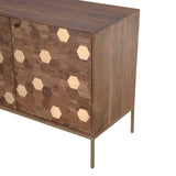 6. "Stylish Kenzo Sideboard with a beautiful wood grain finish"