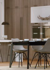 11. Kenzo Dining Table 71” - Black featuring a spacious tabletop for comfortable dining