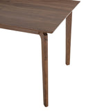 6. "Kenzo Dining Table Small 60” – Brown: Versatile size fits well in apartments, condos, and breakfast nooks"