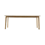 2. Natural wood Kenzo Dining Table Large 84” – perfect for family gatherings
