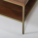 9. "Kenzo Coffee Table featuring a beautiful walnut finish"