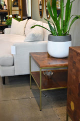 12. "Kenzo Side Table with unique geometric base"