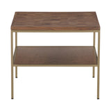 6. "Elegant Kenzo Side Table with metal frame"