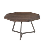 3. Loft Octagon Nesting Coffee Table, Set Of 2 - Vinegar Finish: Enhance your home decor with this elegant coffee table set, boasting a beautiful vinegar finish that adds character to any room.