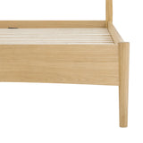 6. "Spacious Lumina Queen Bed with ample under-bed storage space"