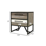 3. "Functional Metro Havana Nightstand with ample storage space and a durable construction"