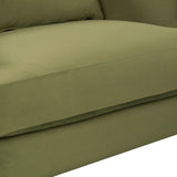 5. "Green Velvet Missy Club Chair with a modern and chic aesthetic"