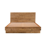 2. "Dark Driftwood Nevada King Bed - a perfect blend of style and durability"