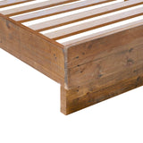 4. "Nevada King Bed - Dark Driftwood with premium quality craftsmanship"