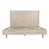 2. Stylish Oasis Queen Bed with Tufted Upholstery