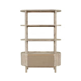 8. "Compact and practical bookshelf with a small footprint, ideal for small spaces"