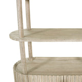 10. "Enhance your home office or living room with this beautiful and functional bookshelf"