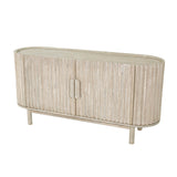 4. "Stylish Oasis Sideboard featuring a beautiful wood grain finish"
