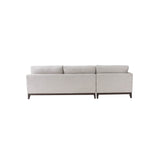 5. Contemporary design Oxford Left Sectional Sofa - Travertine Cream