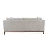4. "Elegant Harmony Sofa - Woven Tweed Neutral with stylish design"