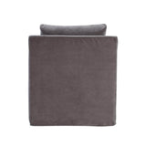 4. "Versatile Heston Club Chair - Grey for any decor"