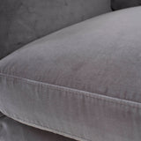 6. "Plush grey Heston Club Chair for ultimate relaxation"