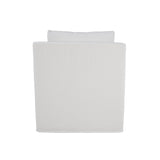 4. "Classic White Linen Heston Club Chair - perfect for traditional interiors"