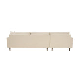 4. Beach Alabaster Martha Left Sectional Sofa with durable construction