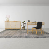 9. Spacious and practical Rattan 3 Door Sideboard - Natural