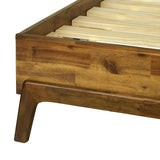 6. "Contemporary Remix King Bed with supportive memory foam mattress"