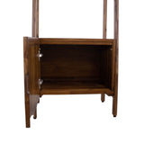 6. "Versatile storage solution with shelves and door - Remix 1 Door Bookcase"