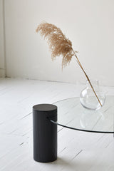 3. "Versatile Elton Round Coffee Table perfect for small spaces with ample storage"