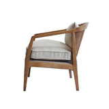 3. "Stylish Rosa Club Chair - Sand Boucle with durable construction"