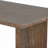 7. "Medium-sized Fraser Rectangular Dining Table - Fits well in apartments or smaller spaces"