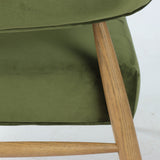 6. "Luxurious Zora Club Chair with sleek design"