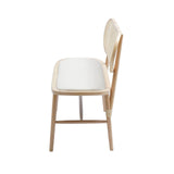 3. "Compact Dawson Bench - Natural: Perfect for small apartments or entryways"