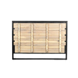 5. "Starlight Queen Bed - Sleek and Sophisticated Bedroom Centerpiece"