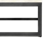 5. "Luxurious Starlight Square Coffee Table crafted from high-quality wood"