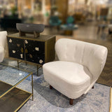 10. "Cozy Mellow Club Chair perfect for cozy evenings"