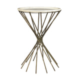 1. "Astra Side Table in sleek black finish"