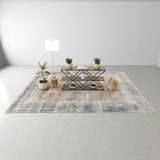 7. Vintage Two-Tier Console Table with Intricate Carvings