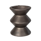 4. "Contemporary Concrete Inverted Side Table - Bronze accentuates any living space"