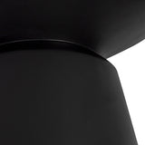 7. "Functional black concrete mineral side table - complements any color scheme"