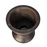 5. "Versatile bronze concrete mineral side table for living rooms and bedrooms"