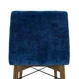 8. "Stylish West Dining Chair with curved backrest"